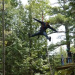 ziplining fun in wisconsin